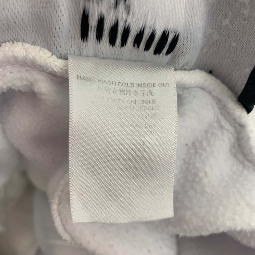 HOOD BY AIR White Black Astronaut X Ray Print Cotton Sweatpants - Picture 4 of 5